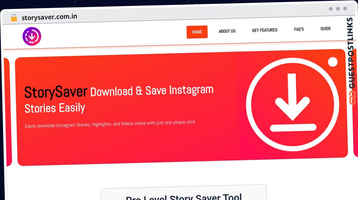 Publish Guest Post on storysaver.com.in