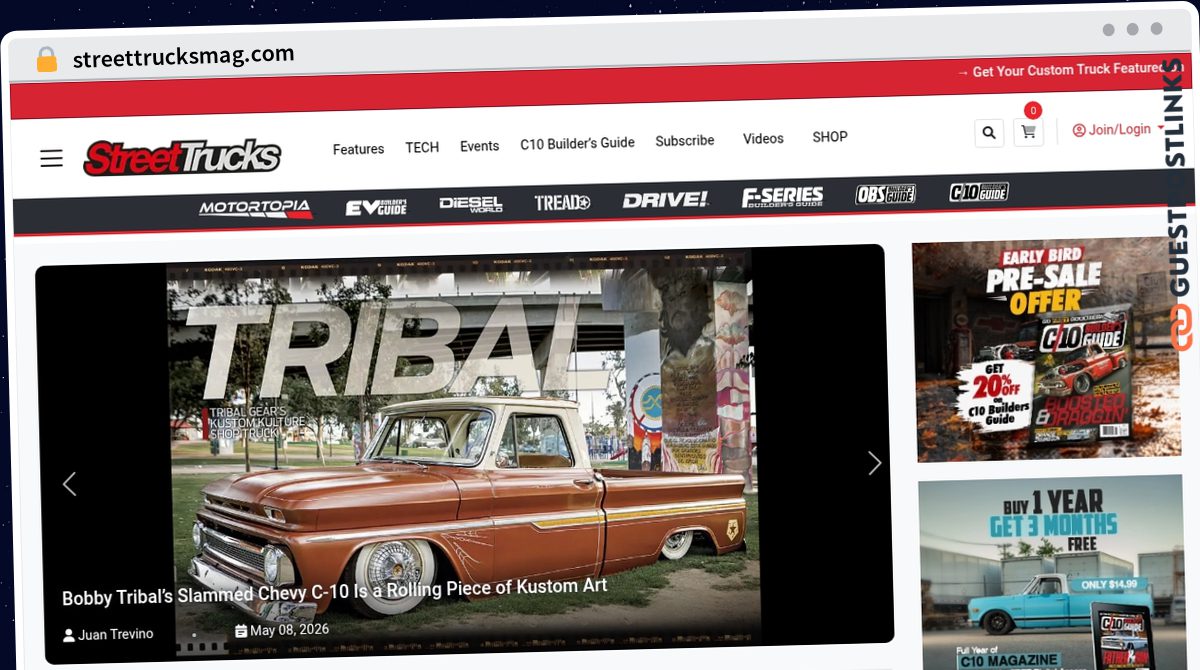 Publish Guest Post on streettrucksmag.com