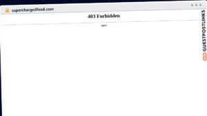 Publish Guest Post on superchargedfood.com