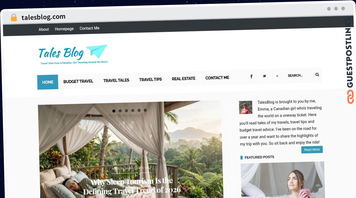 Publish Guest Post on talesblog.com