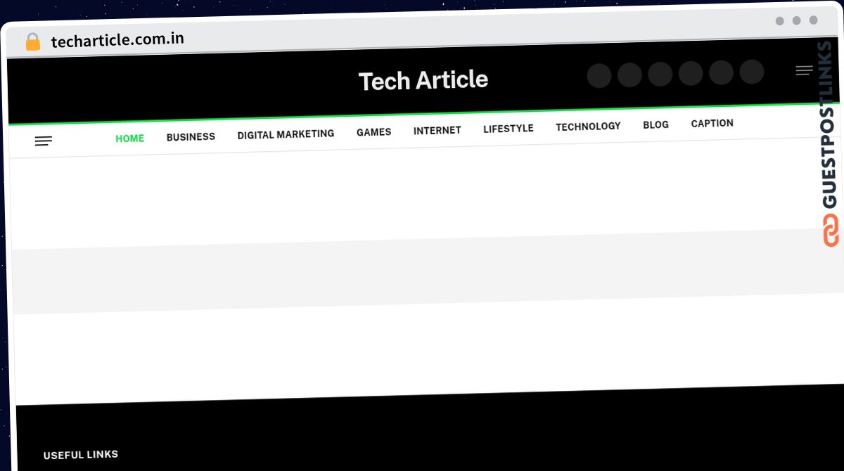 Publish Guest Post on techarticle.com.in