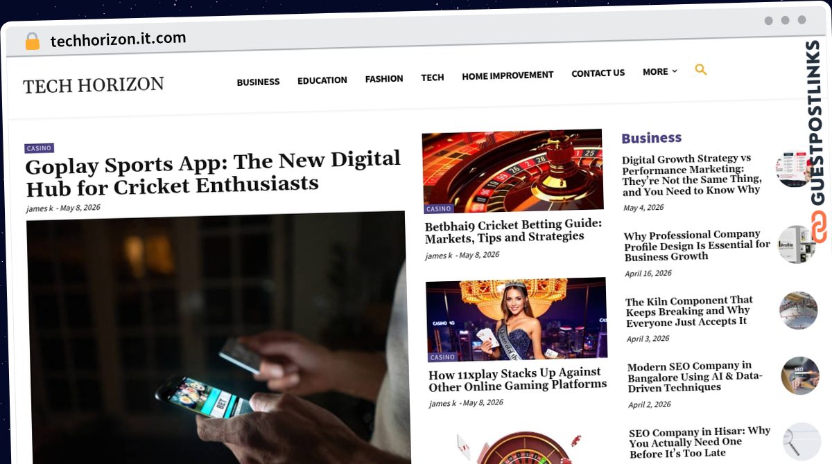 Publish Guest Post on techhorizon.it.com