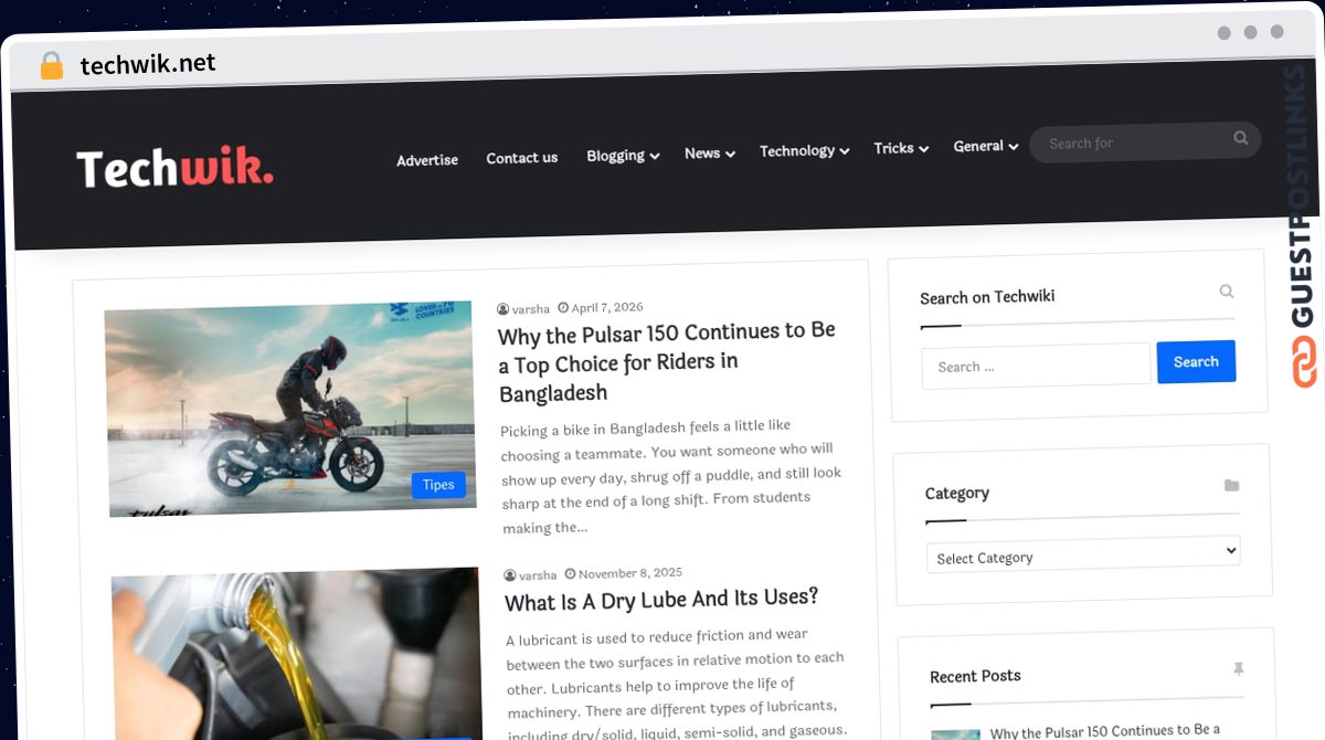 Publish Guest Post on techwik.net