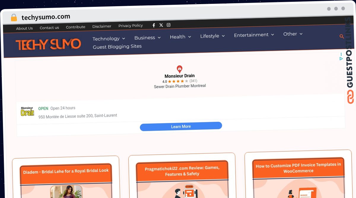 Publish Guest Post on techysumo.com