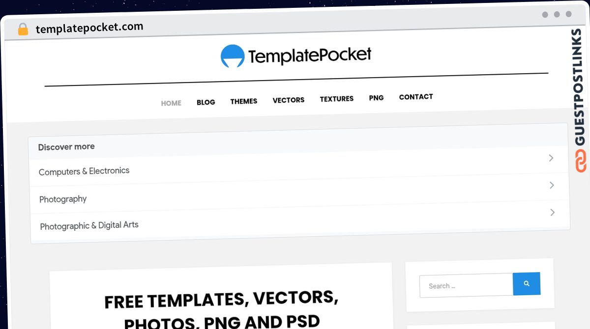Publish Guest Post on templatepocket.com
