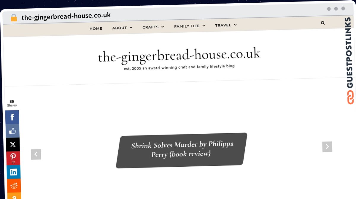 Publish Guest Post on the-gingerbread-house.co.uk