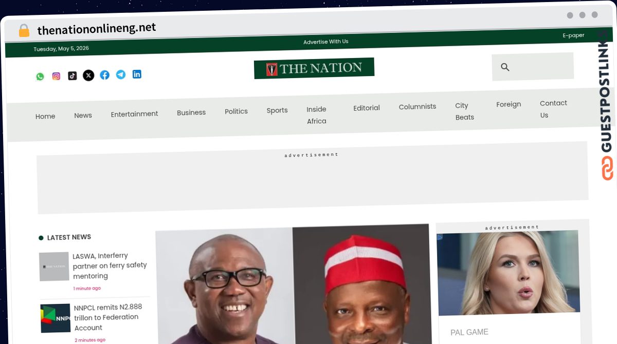 Publish Guest Post on thenationonlineng.net