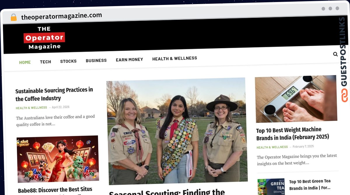 Publish Guest Post on theoperatormagazine.com