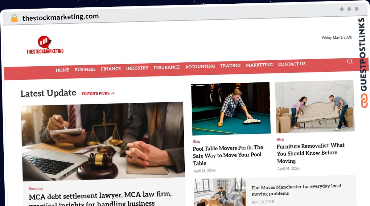 Publish Guest Post on thestockmarketing.com
