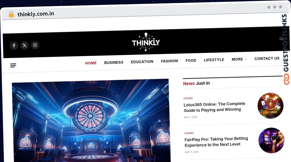 Publish Guest Post on thinkly.com.in