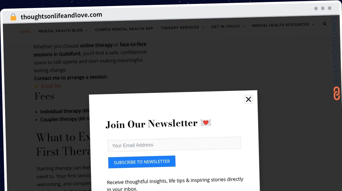 Publish Guest Post on thoughtsonlifeandlove.com
