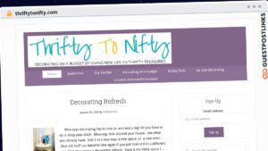 Publish Guest Post on thriftytonifty.com