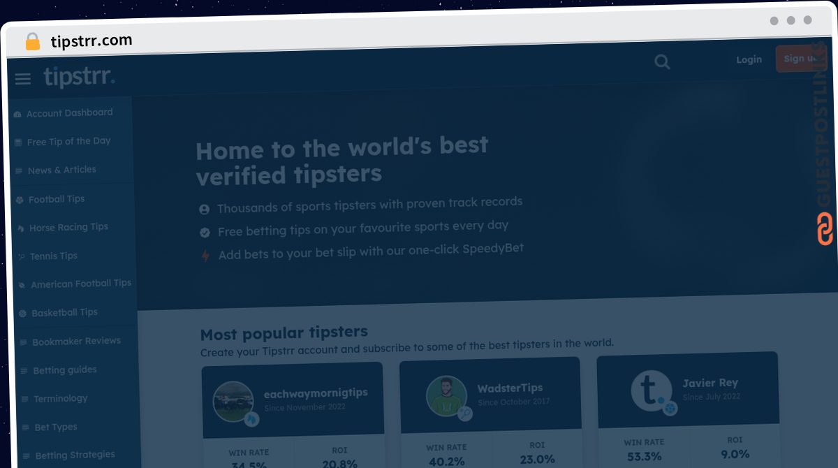 Publish Guest Post on tipstrr.com