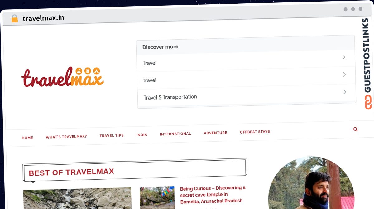 Publish Guest Post on travelmax.in