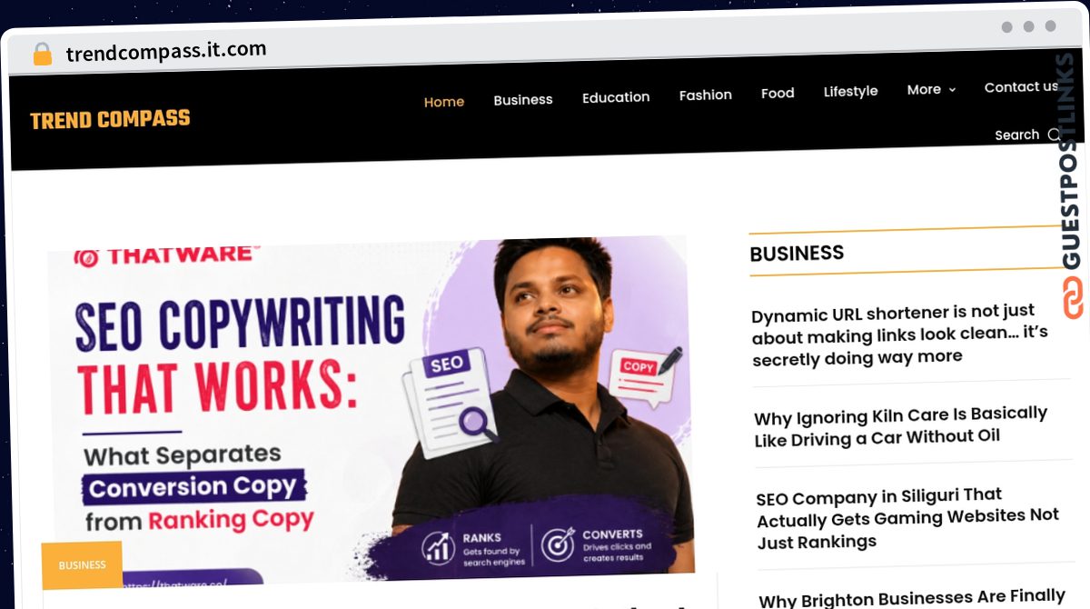 Publish Guest Post on trendcompass.it.com