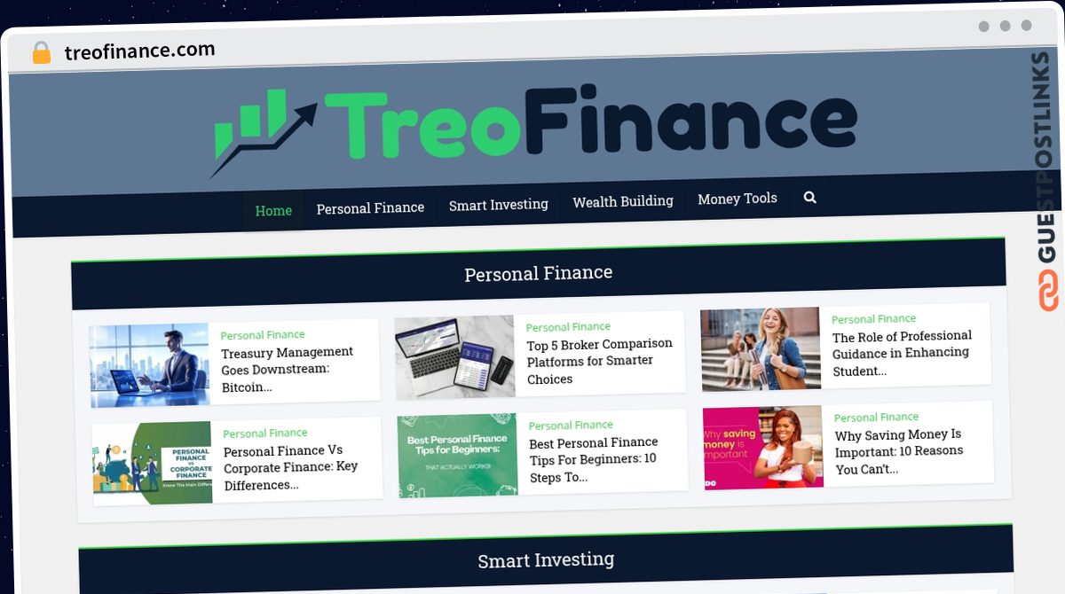 Publish Guest Post on treofinance.com