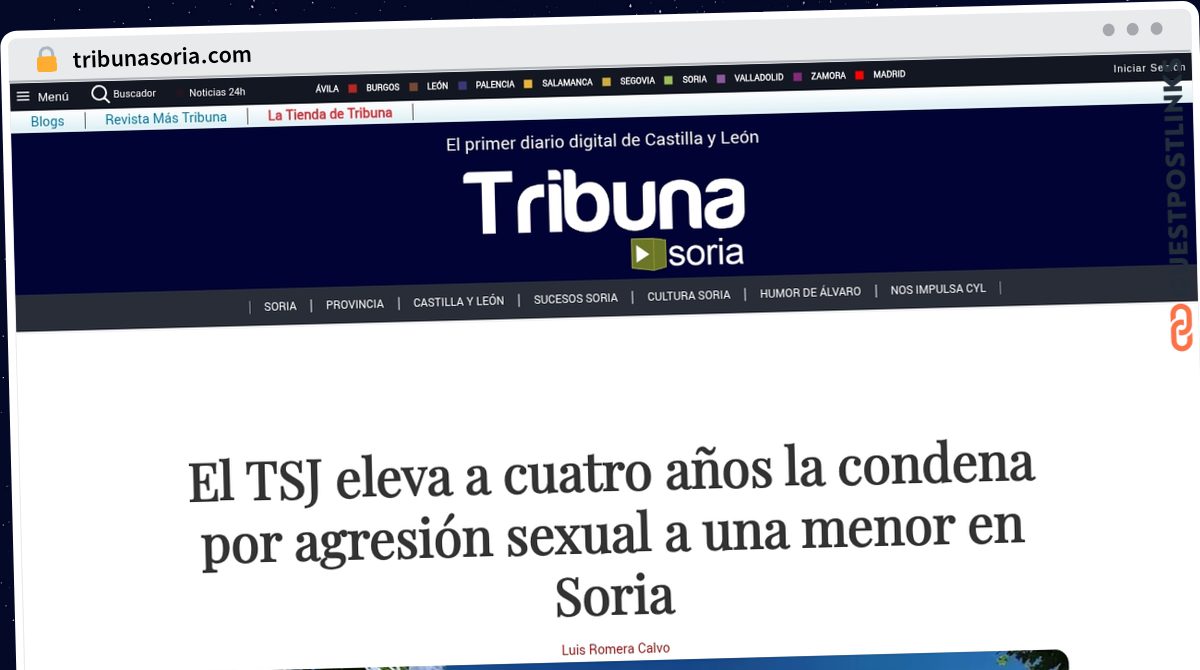 Publish Guest Post on tribunasoria.com