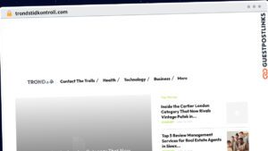 Publish Guest Post on trondstidkontroll.com