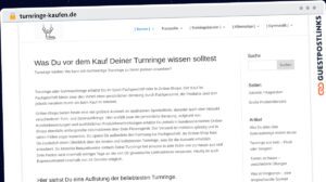 Publish Guest Post on turnringe-kaufen.de