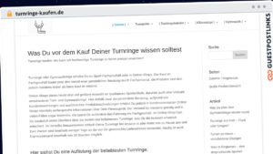 Publish Guest Post on turnringe-kaufen.de