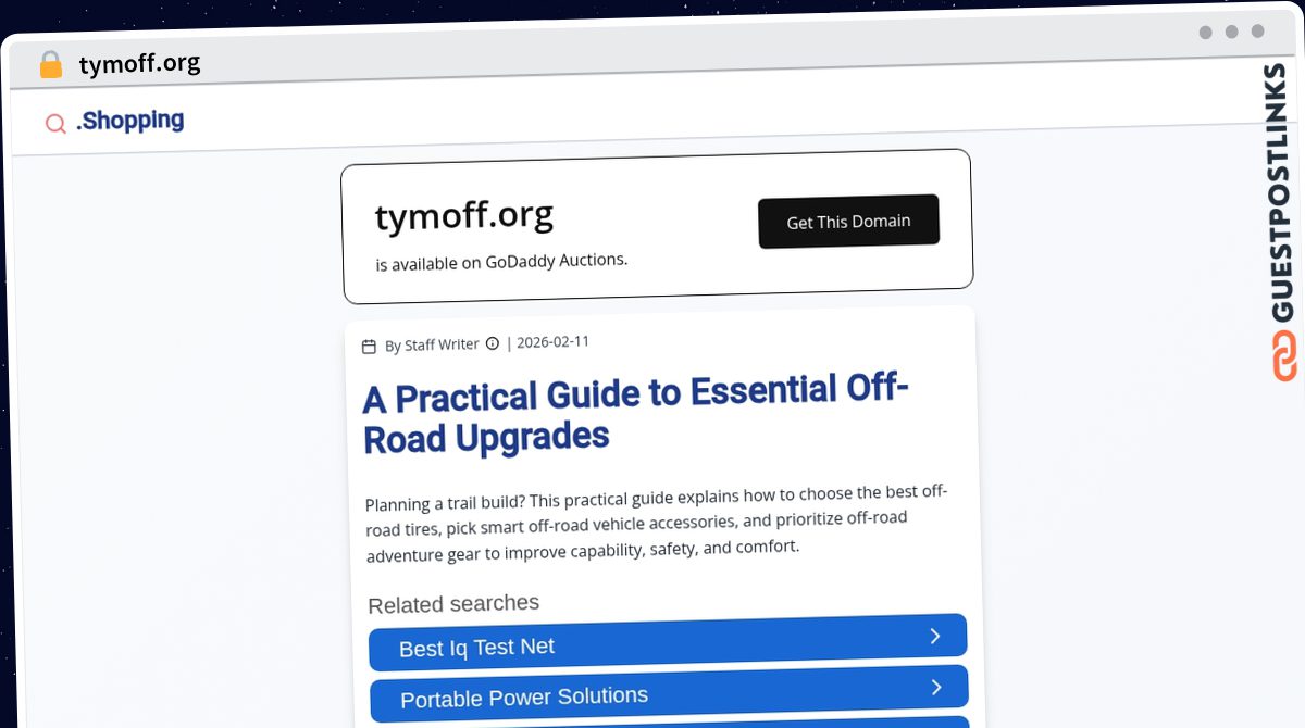 Publish Guest Post on tymoff.org