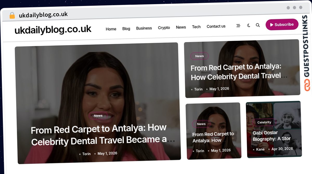 Publish Guest Post on ukdailyblog.co.uk