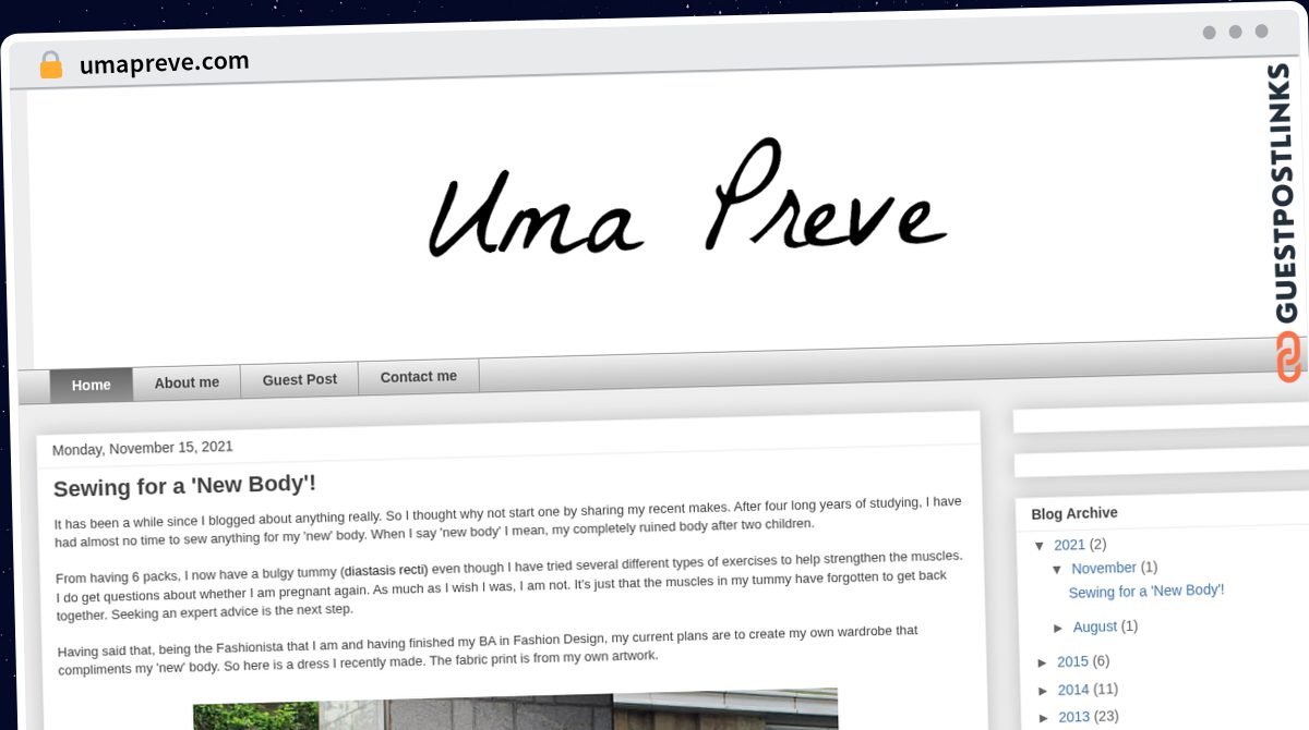 Publish Guest Post on umapreve.com