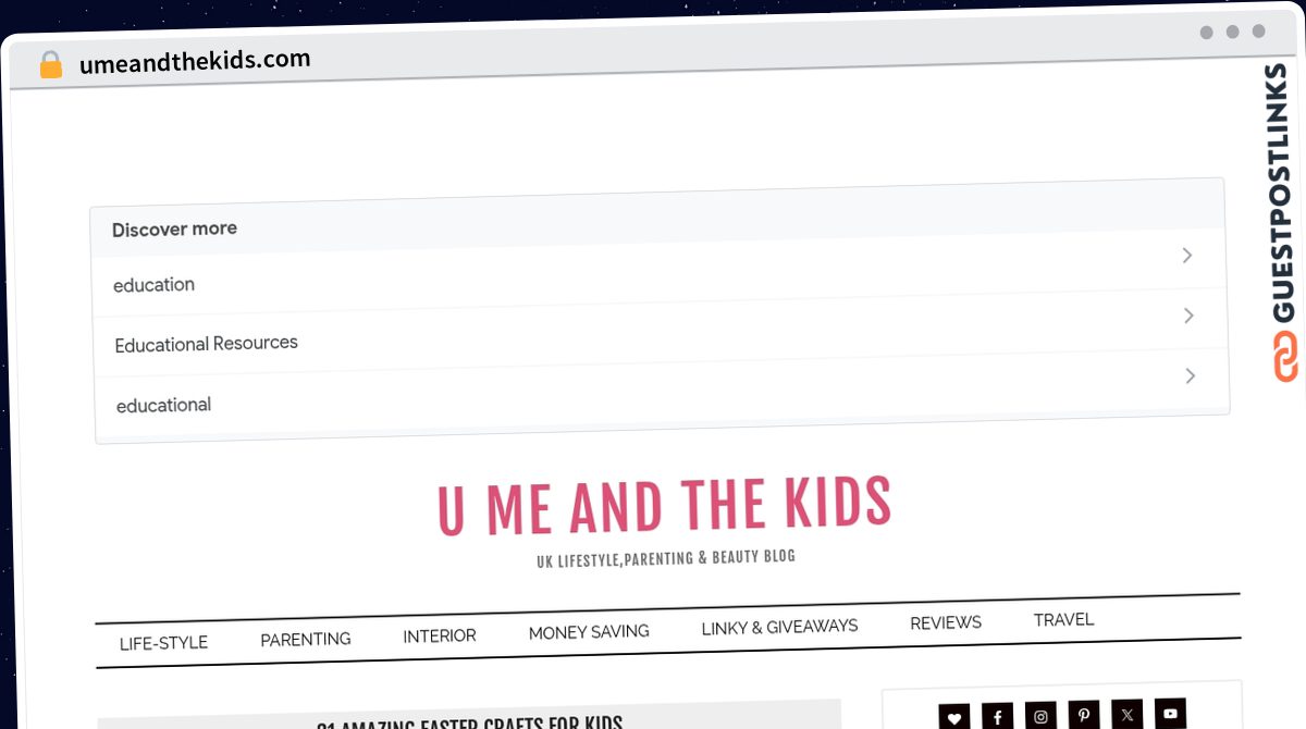 Publish Guest Post on umeandthekids.com