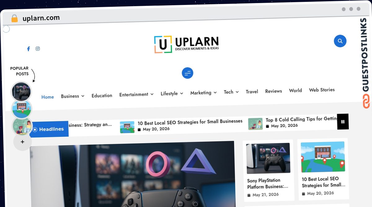 Publish Guest Post on uplarn.com