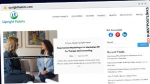 Publish Guest Post on uprighthabits.com