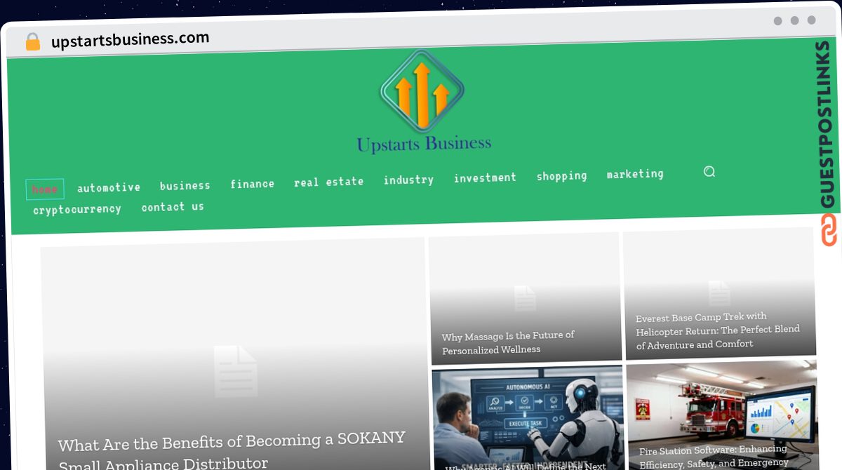 Publish Guest Post on upstartsbusiness.com