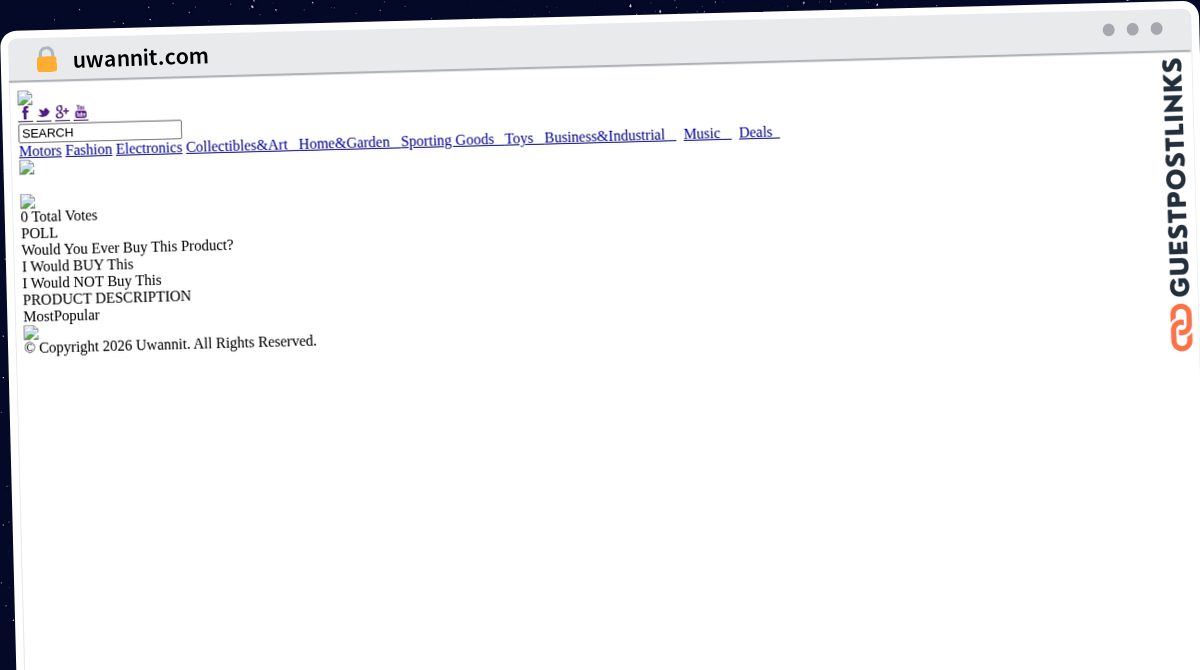 Publish Guest Post on uwannit.com