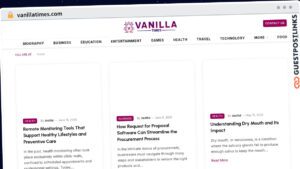 Publish Guest Post on vanillatimes.com