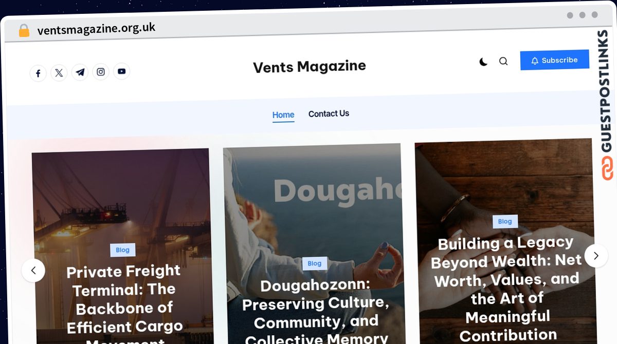 Publish Guest Post on ventsmagazine.org.uk