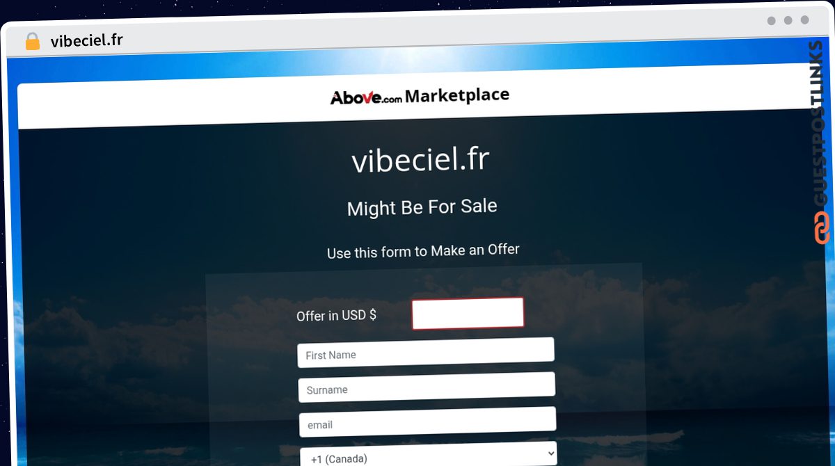 Publish Guest Post on vibeciel.fr