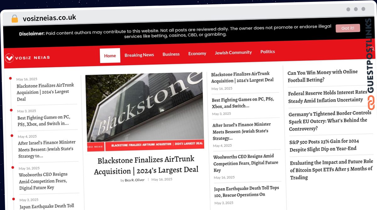Publish Guest Post on vosizneias.co.uk