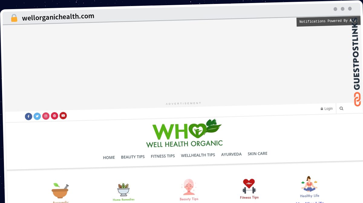 Publish Guest Post on wellorganichealth.com