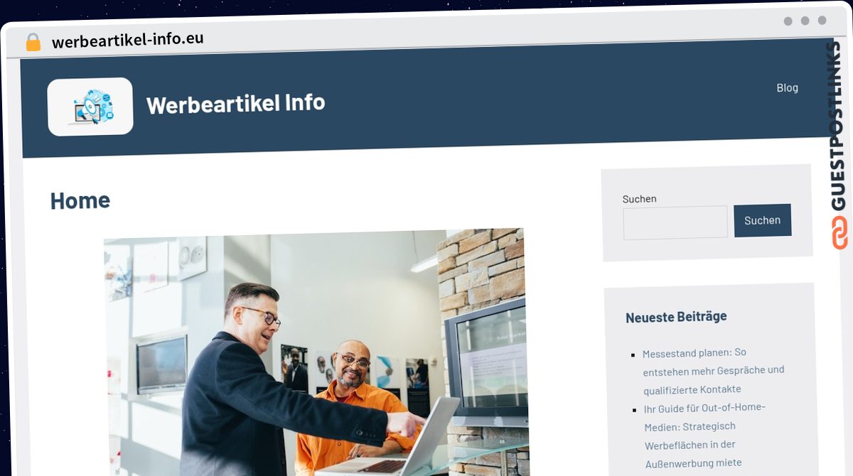 Publish Guest Post on werbeartikel-info.eu