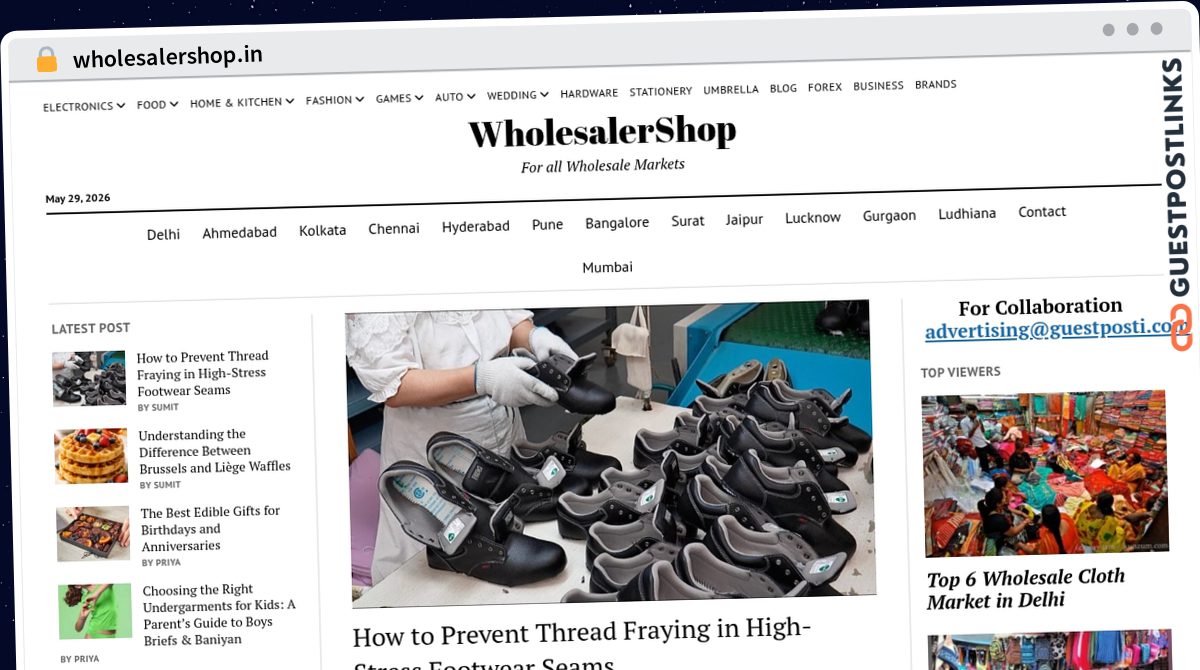 Publish Guest Post on wholesalershop.in