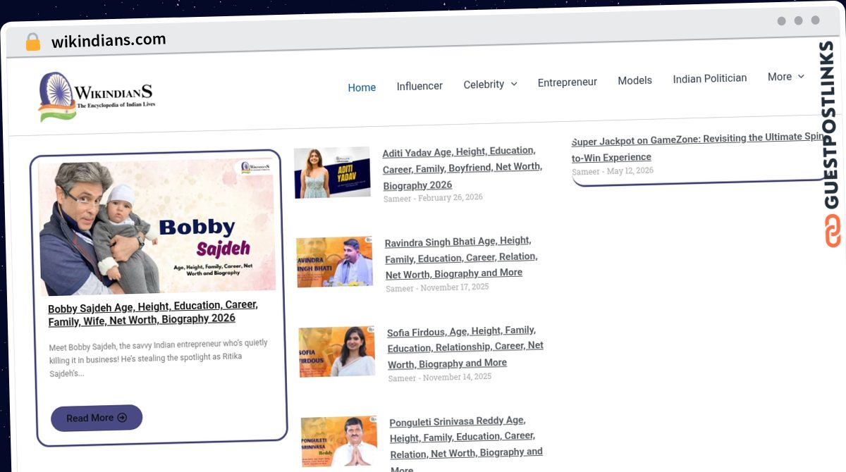 Publish Guest Post on wikindians.com