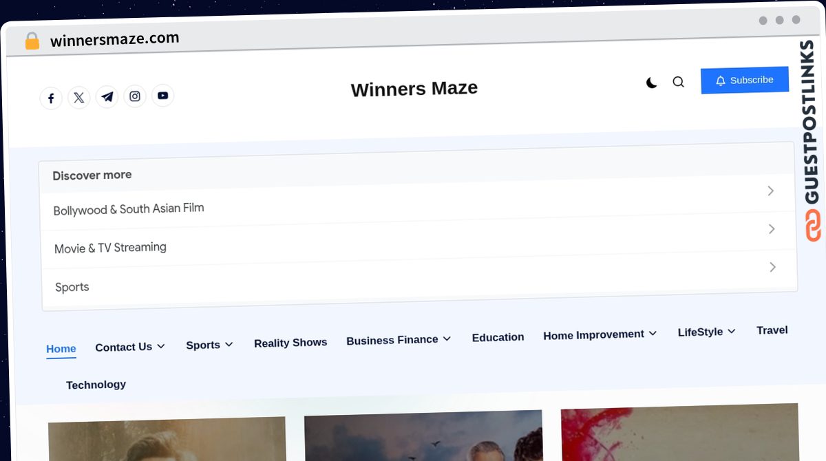 Publish Guest Post on winnersmaze.com