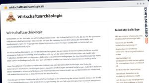Publish Guest Post on wirtschaftsarchaeologie.de