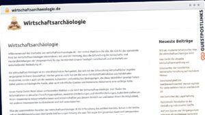 Publish Guest Post on wirtschaftsarchaeologie.de