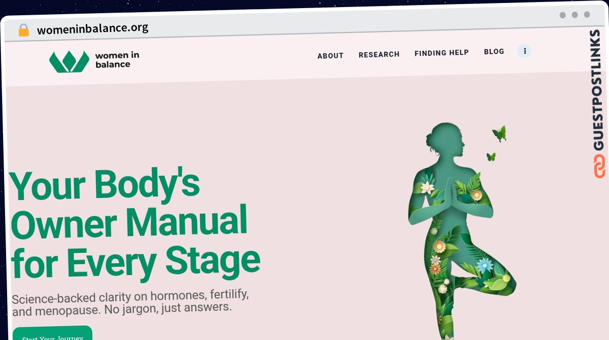 Publish Guest Post on womeninbalance.org