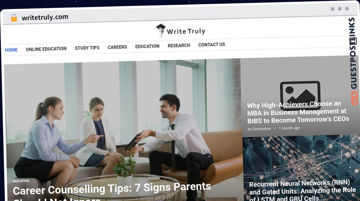 Publish Guest Post on writetruly.com