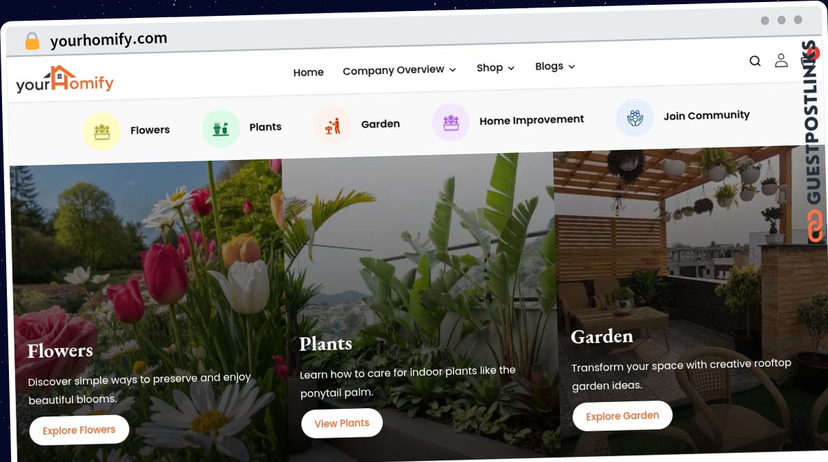 Publish Guest Post on yourhomify.com