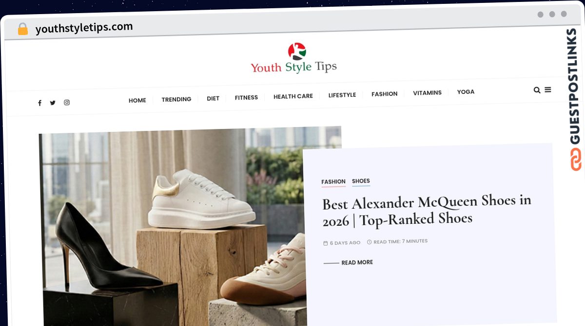 Publish Guest Post on youthstyletips.com