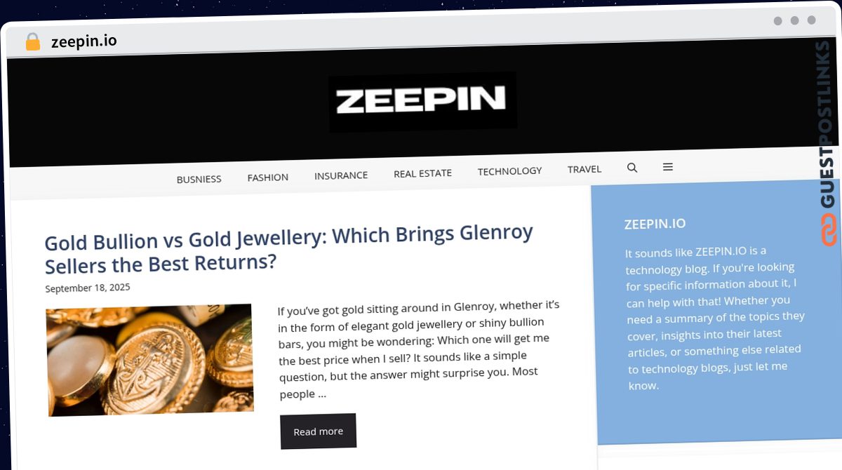 Publish Guest Post on zeepin.io