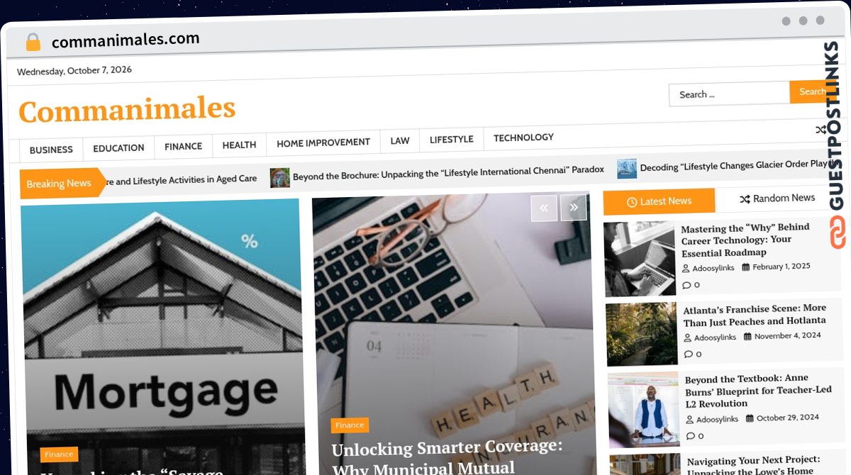 Publish Guest Post on commanimales.com
