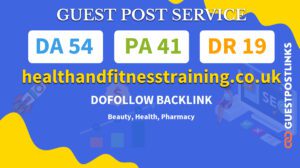Buy Guest Post on healthandfitnesstraining.co.uk